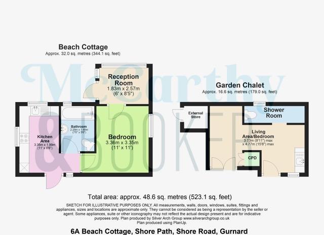 BUILDING OPPORTUNITY OR RENOVATION PROJECT  - Shore Path, Gurnard floorplan